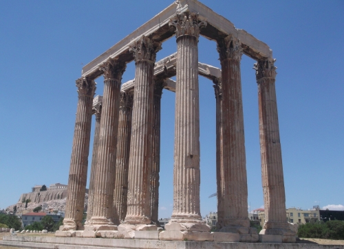 Templul lui Zeus Olimpianul, situl Olympion, Atena