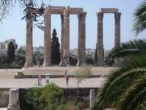 Templul lui Zeus Olimpianul, cel mai mare templu antic din Atena, situl Olympion 